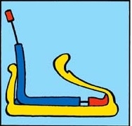 Position of a plus12 in a children's shoe.